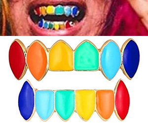 Rainbow Hip Hop Teeth Buy This Bling